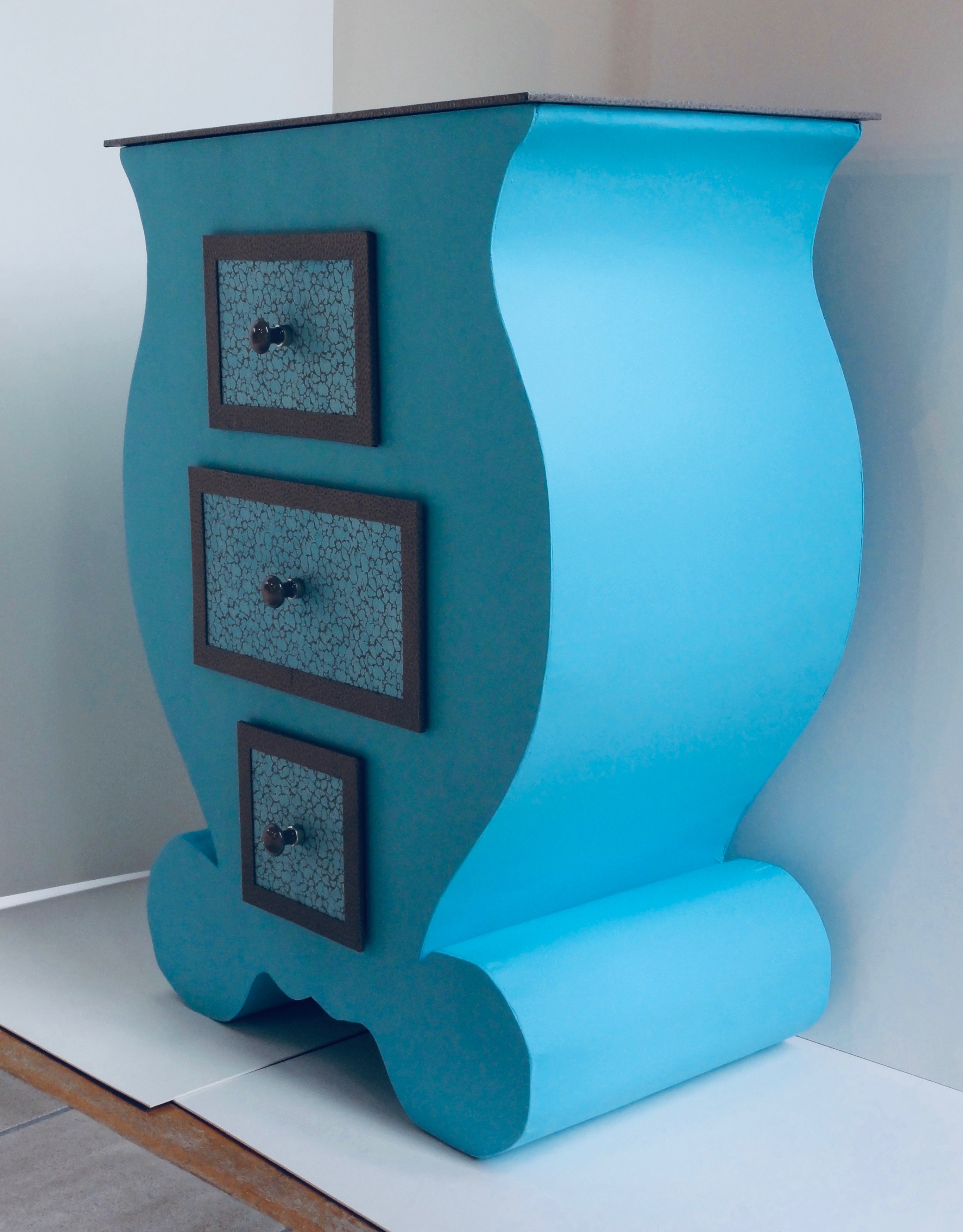 Commode turquoise